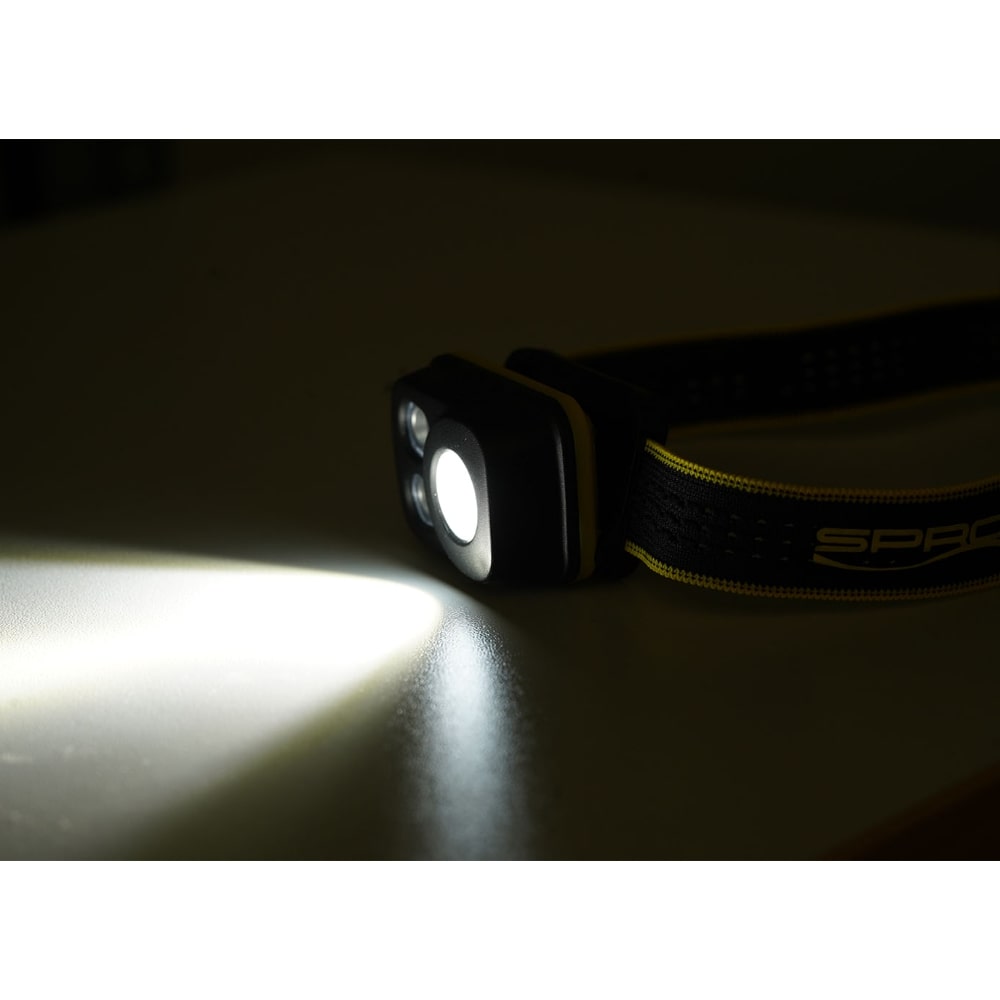 SPRO Headlamp USB White-Red 100L