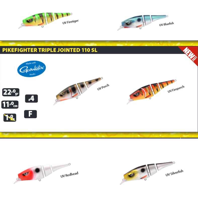 SPRO PikeFighter Triple Jointed 110 Sl 22gr