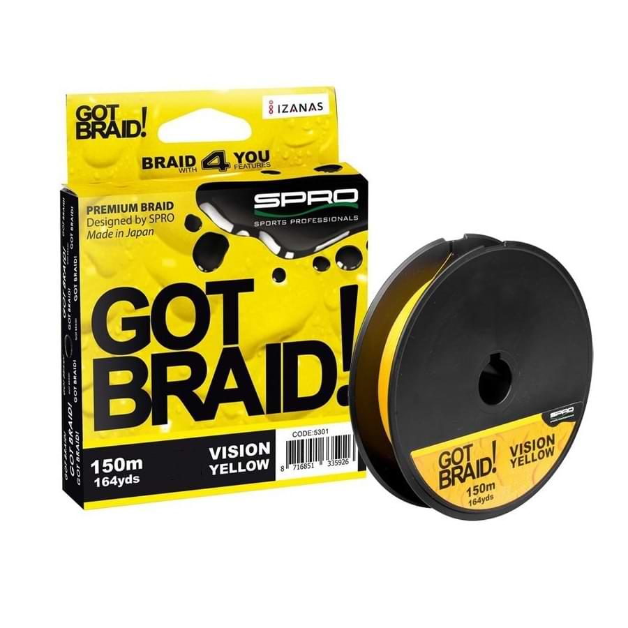 SPRO Got Braid - Yellow