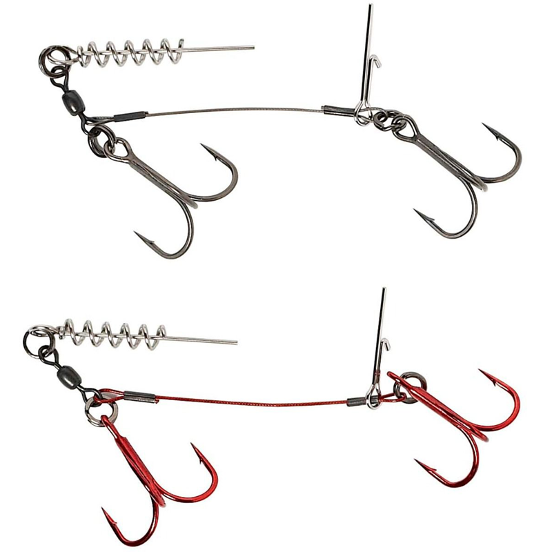 SAVAGE GEAR Carbon49 Corkscrew Stinger 2x#1 16kg 2pcs