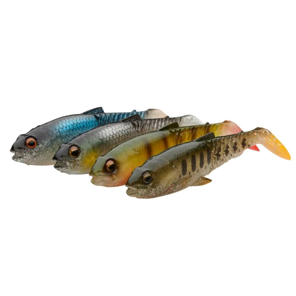 SAVAGE GEAR Craft Cannibal Paddletail 8.5cm 7g Clear Water Mix - 4pcs