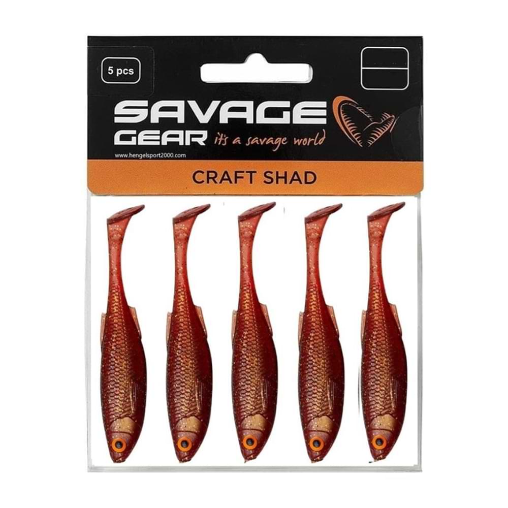 SAVAGE GEAR Craft Shad 10cm 6g Motor Oil 5pcs
