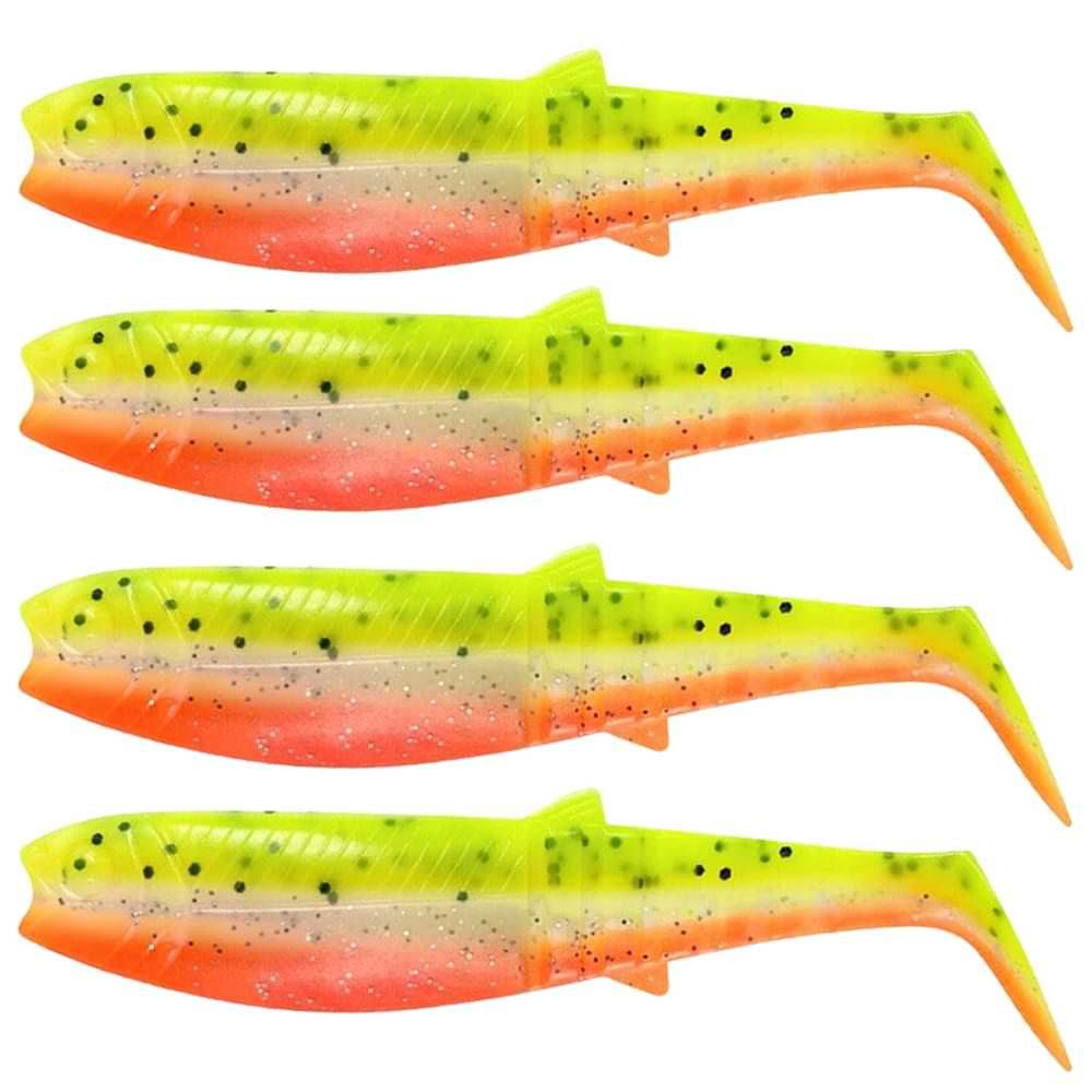 SAVAGE GEAR Cannibal Shad 12.5cm 20g Lemon Cracker 4pcs