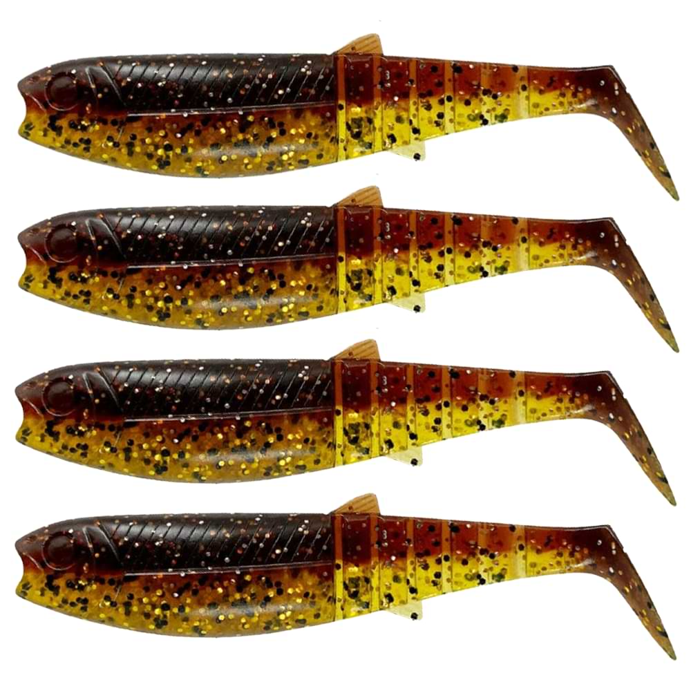 SAVAGE GEAR Cannibal Shad 12.5cm 20g Motoroil UV 4pcs