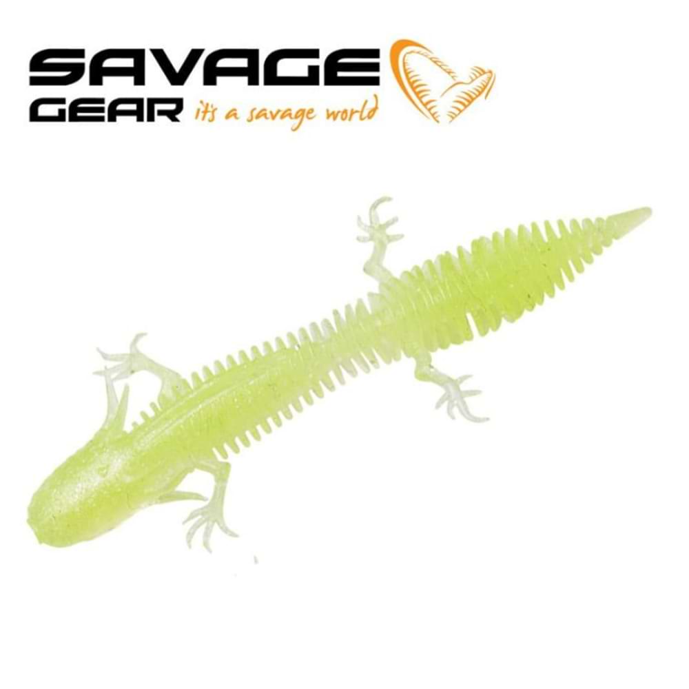 SAVAGE GEAR Ned Salamender 7.5cm 3g Floating Clear Chartreuse - 5pcs