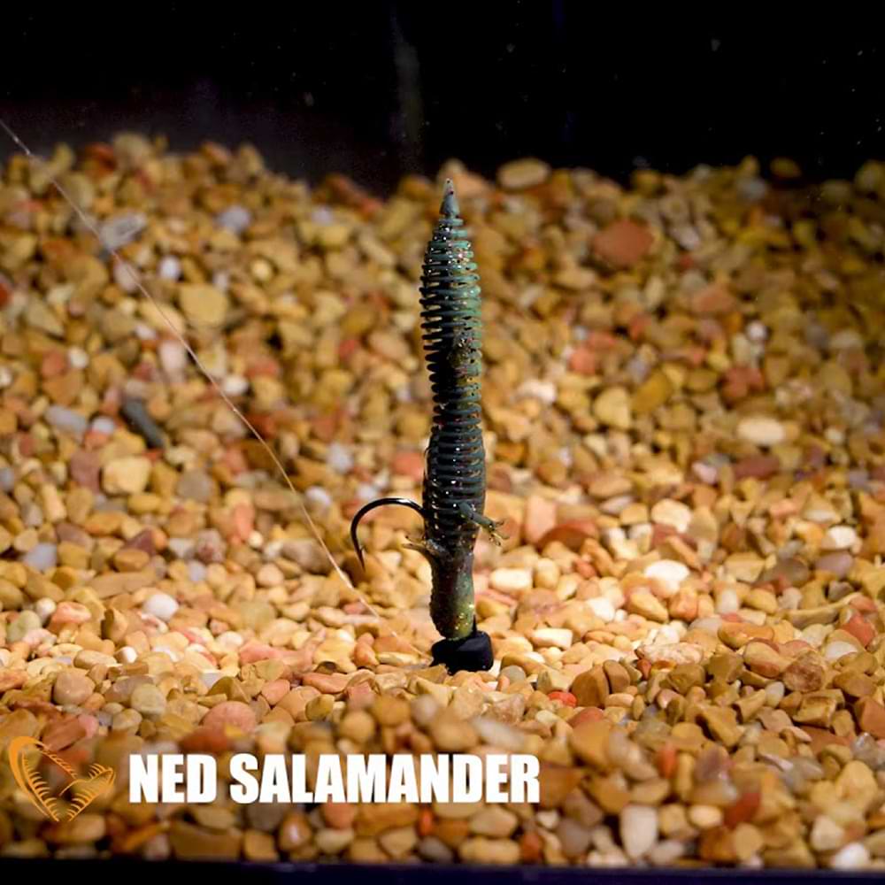 SAVAGE GEAR Ned Salamender 7.5cm 3g Floating Black and Blue - 5pcs