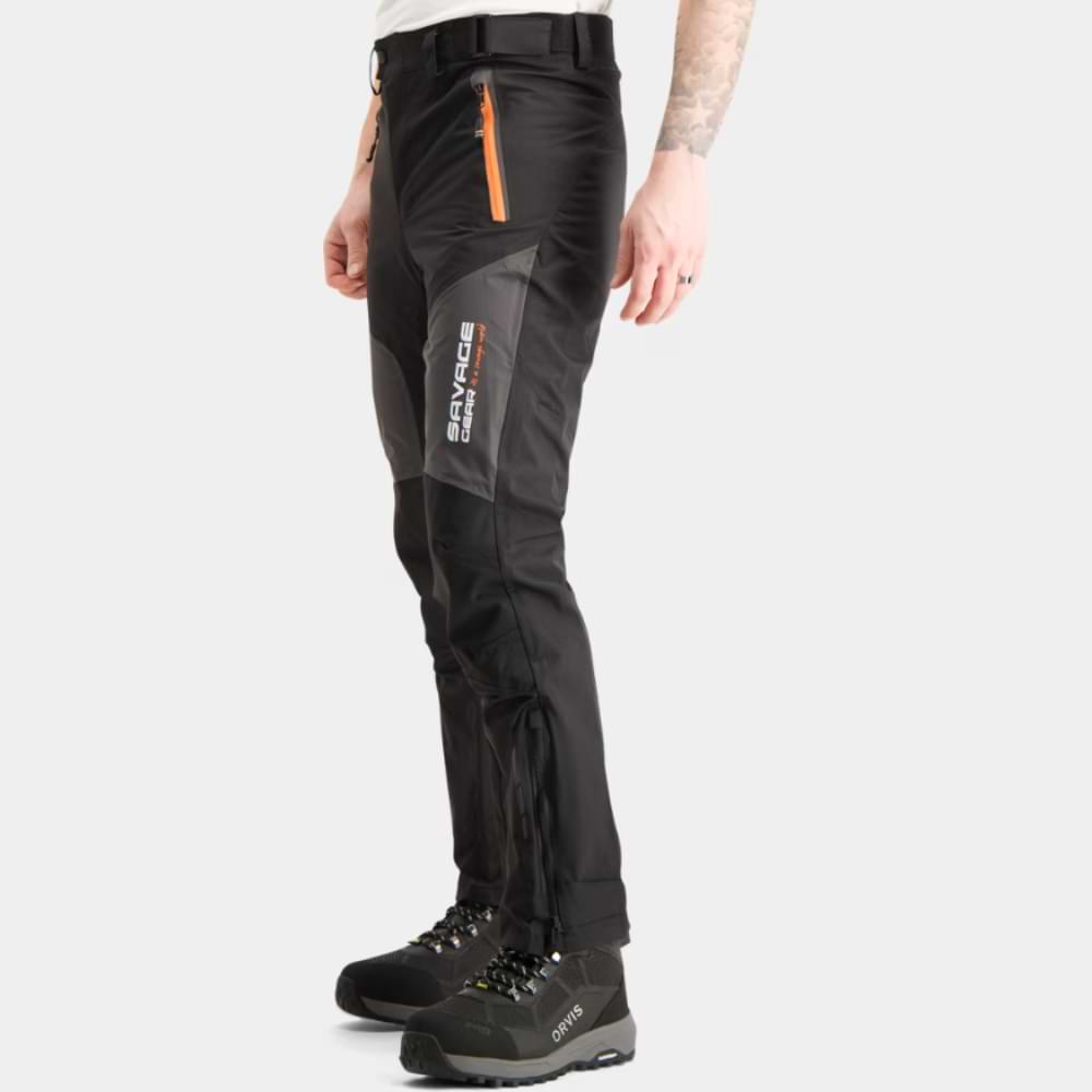 SAVAGE GEAR WP Performance Trousers Black Ink and Grey