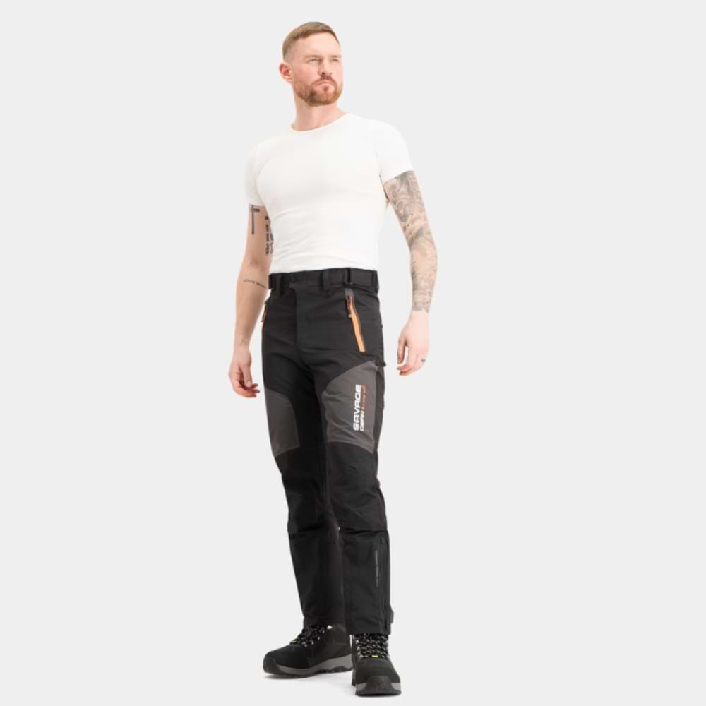 SAVAGE GEAR WP Performance Trousers Black Ink and Grey