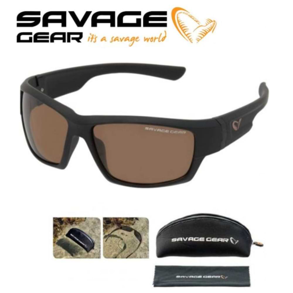 SAVAGE GEAR Shades Polarized Sunglasses Floating - Amber