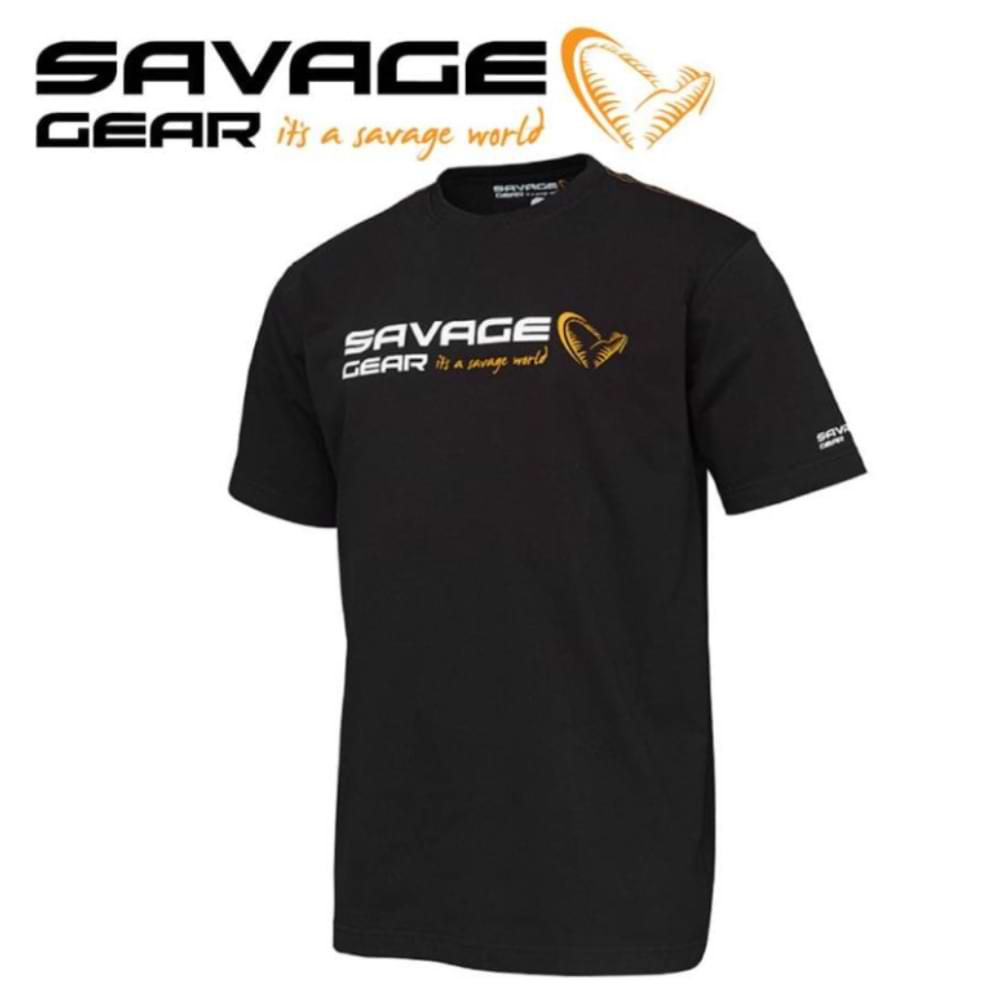 SAVAGE GEAR Signature Logo T-Shirt - Black Ink