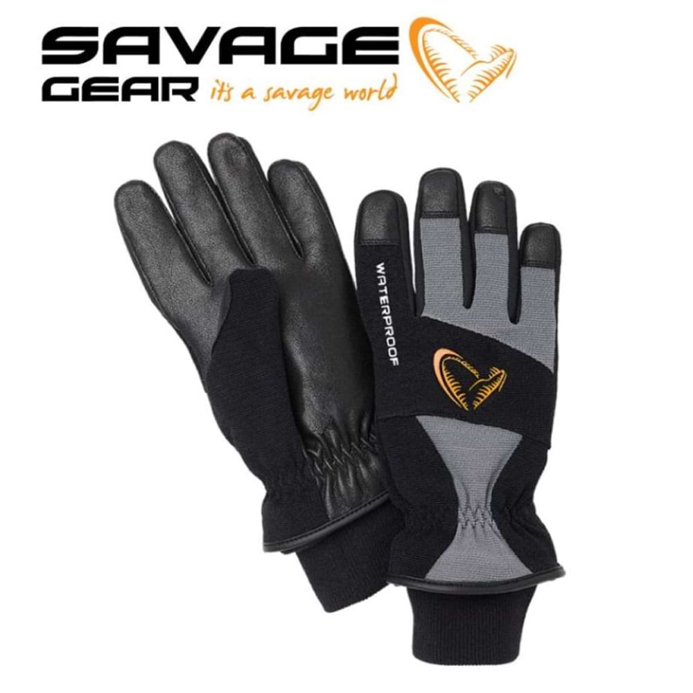 SAVAGE GEAR Thermo Pro Glove Grey and Black