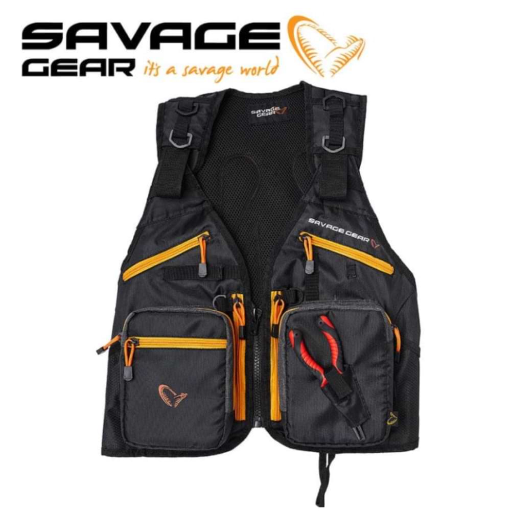 SAVAGE GEAR Pro-Tact Spinning Vest One Size - Black