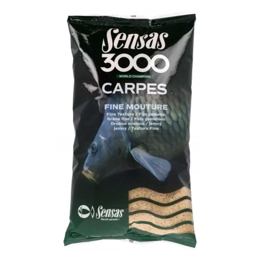 SENSAS 3000 Carpes et Gros Poissons Fine Mouture 1kg
