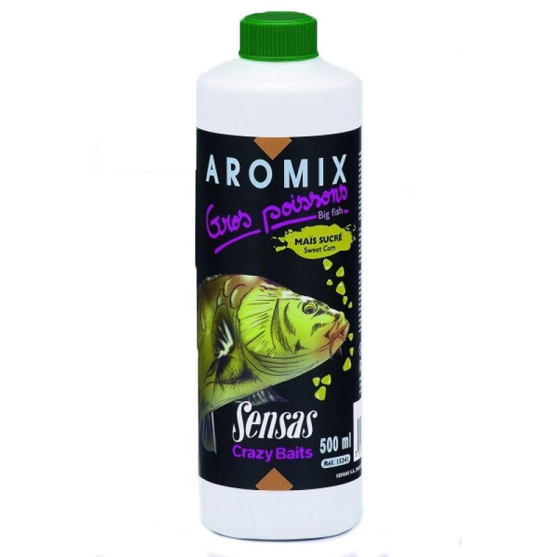 SENSAS Aromix Gross Poissons Mais 500 ml