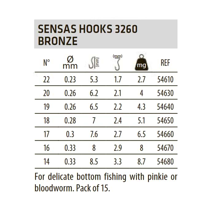 SENSAS Hooks 3260 BZ