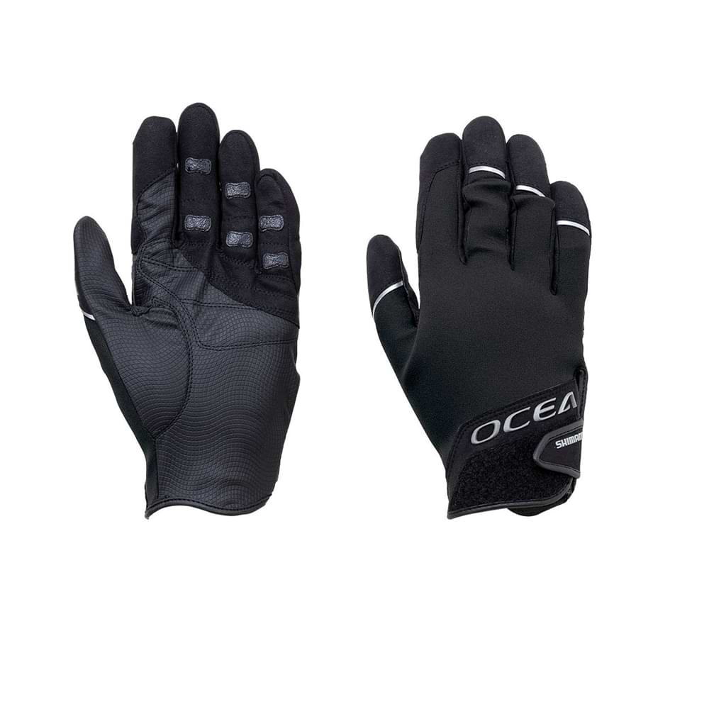 SHIMANO Ocea Chloroprene 3D Stretch Gloves - Black