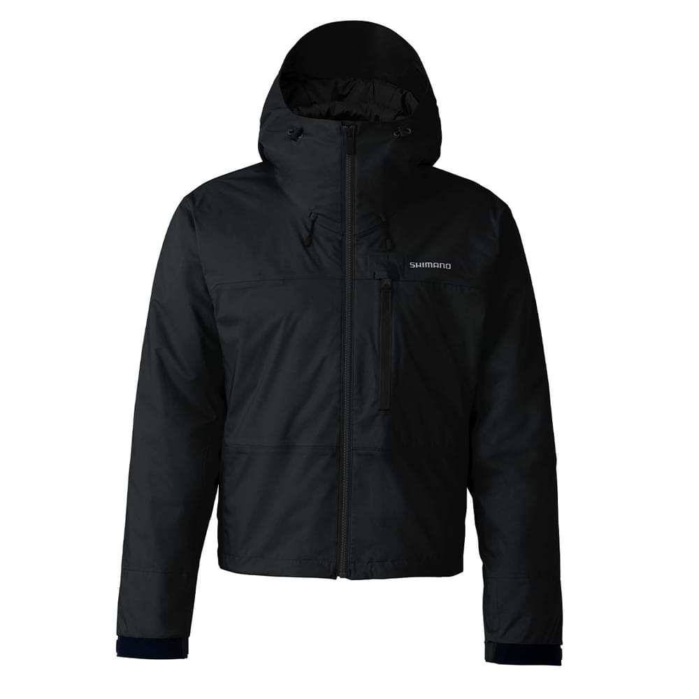 SHIMANO Durast Warm Short Rain Jacket - Black