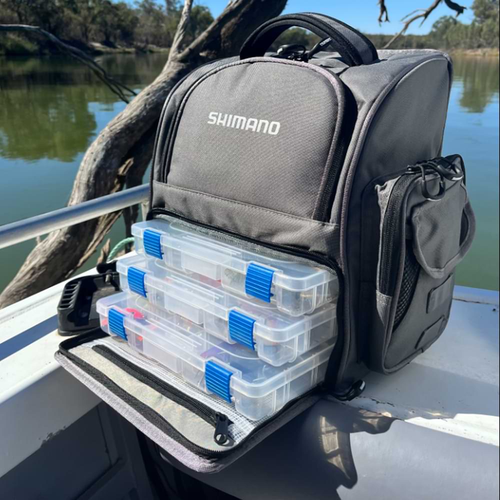 SHIMANO Medium Back Pack & Tackle Box