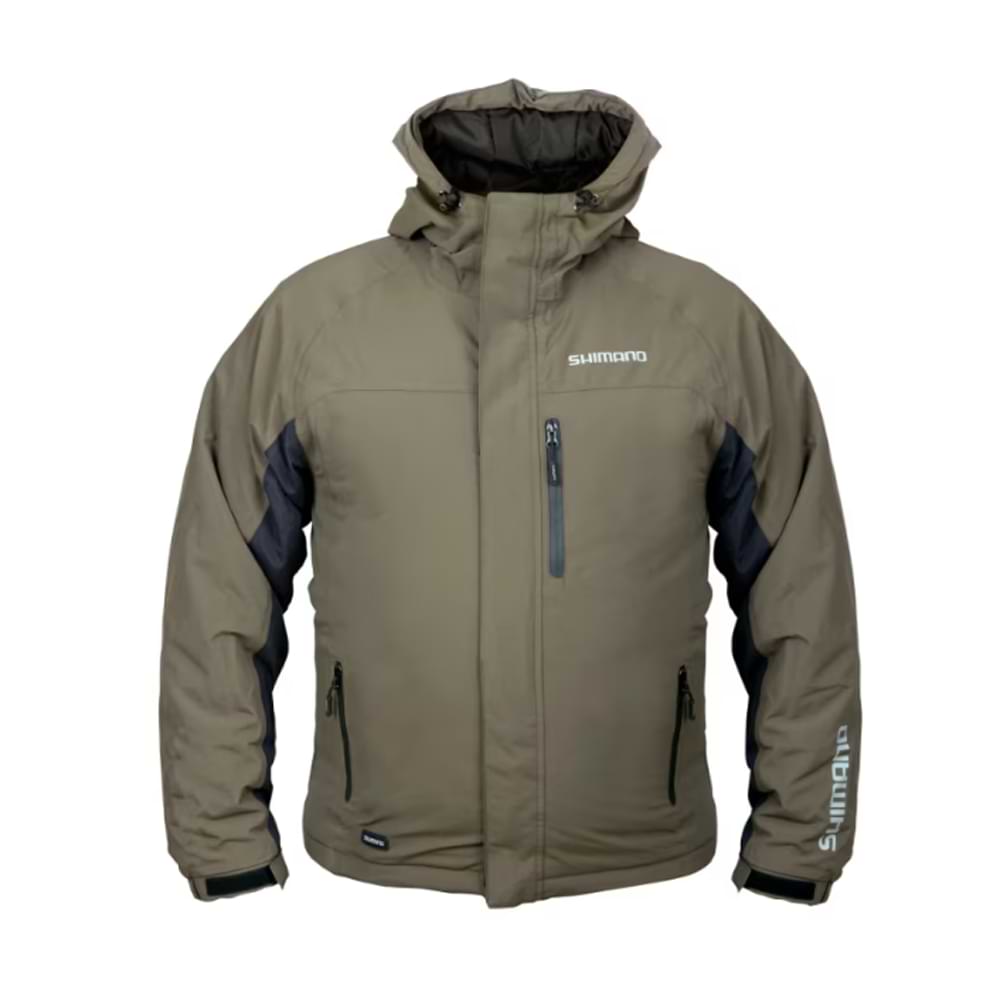 SHIMANO Rain Jacket Padded Green