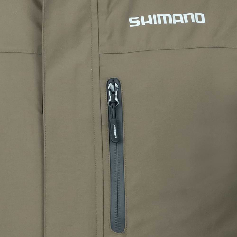 SHIMANO Rain Jacket Padded Green