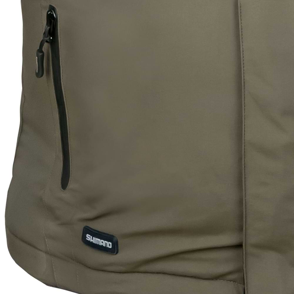 SHIMANO Rain Jacket Padded Green