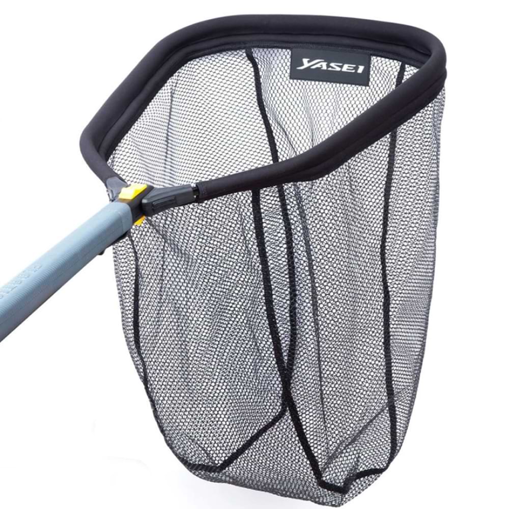 SHIMANO Yasei Single Hand Rubber Net Foldable - Floating