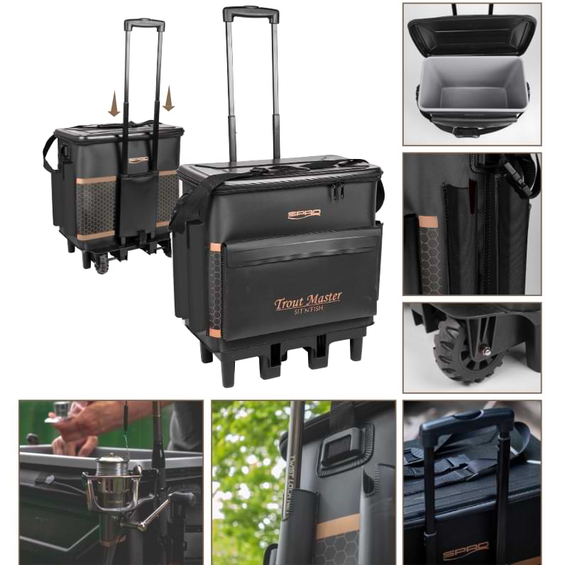 TROUT MASTER Sit N Fish Caddy