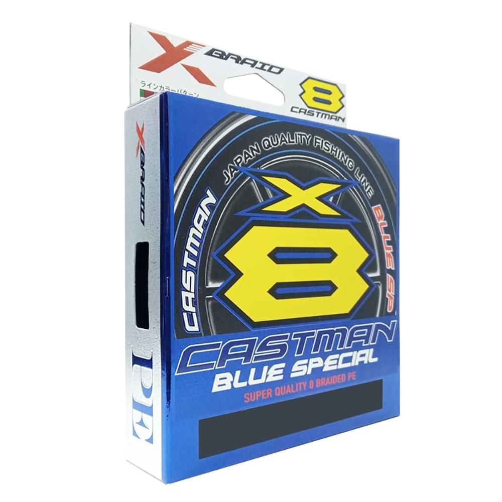 YGK X-Braid Castman Blue SP X8 300m