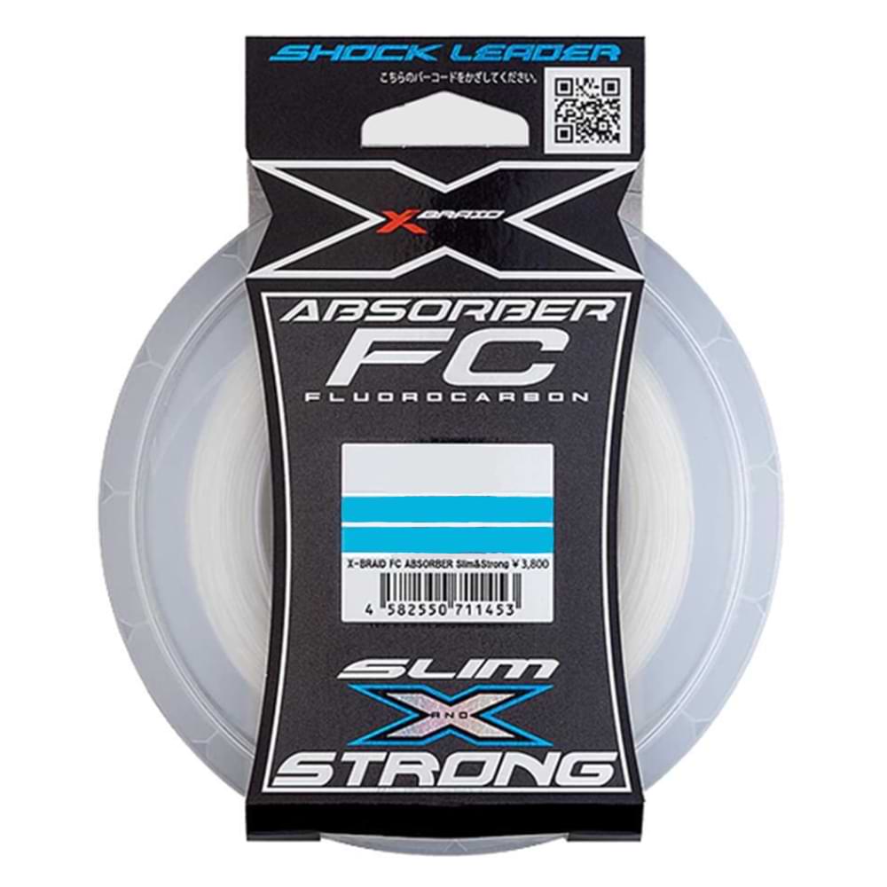 YGK X-Braid FC Absorber Slim and Strong 30m