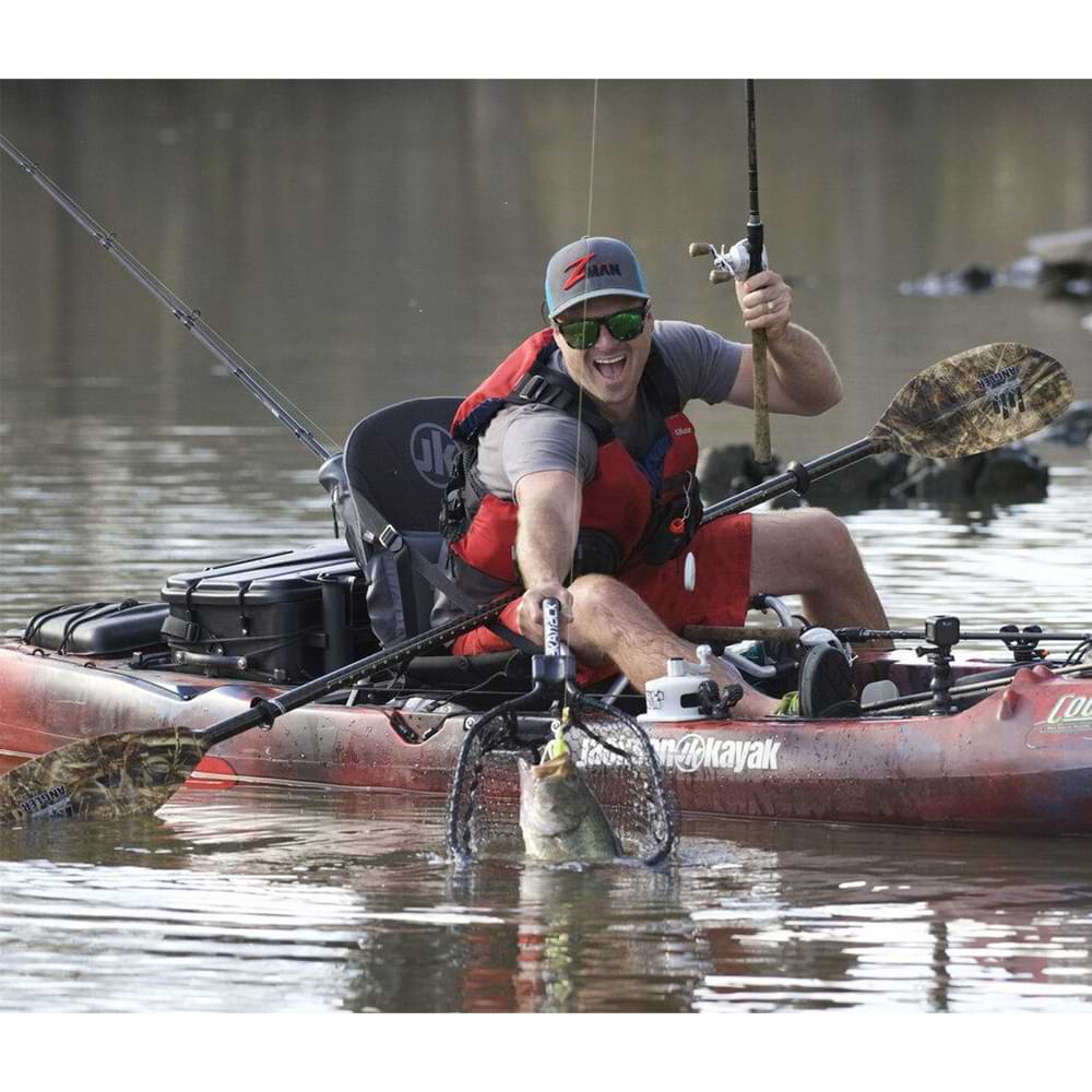 YAKATTACK Leverage Landing Net 12x20 inch Hoop with Extension