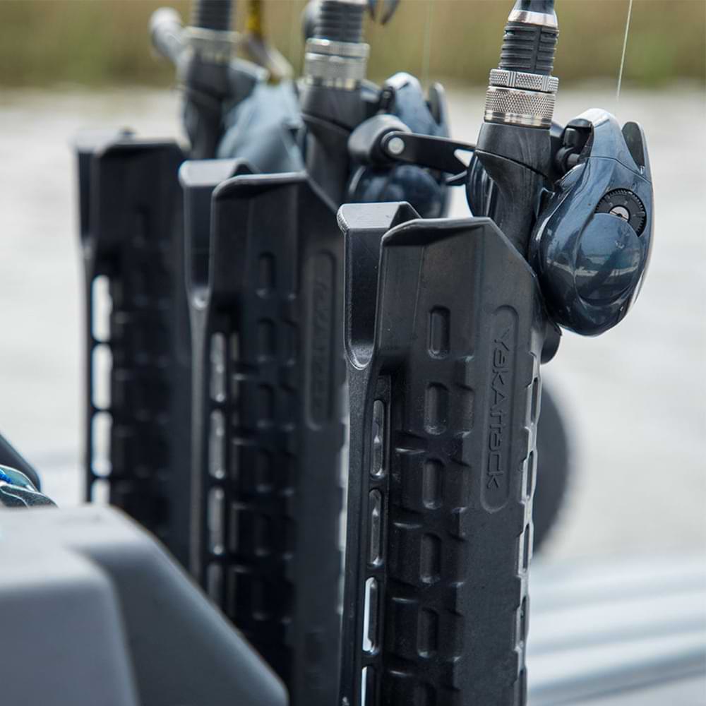 YAKATTACK AR Tube Rod Holder with Track Mounted LockNLoad Mounting System