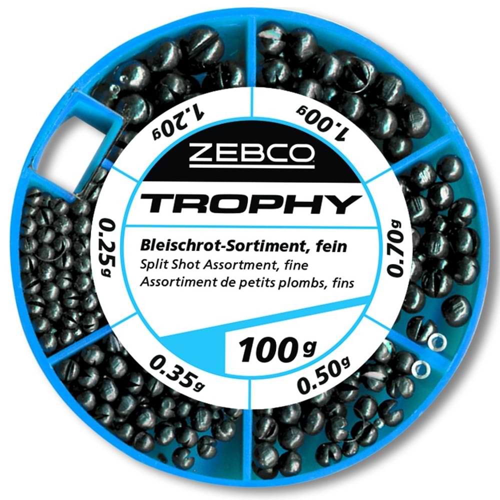ZEBCO Split Shot Assortment - 100g