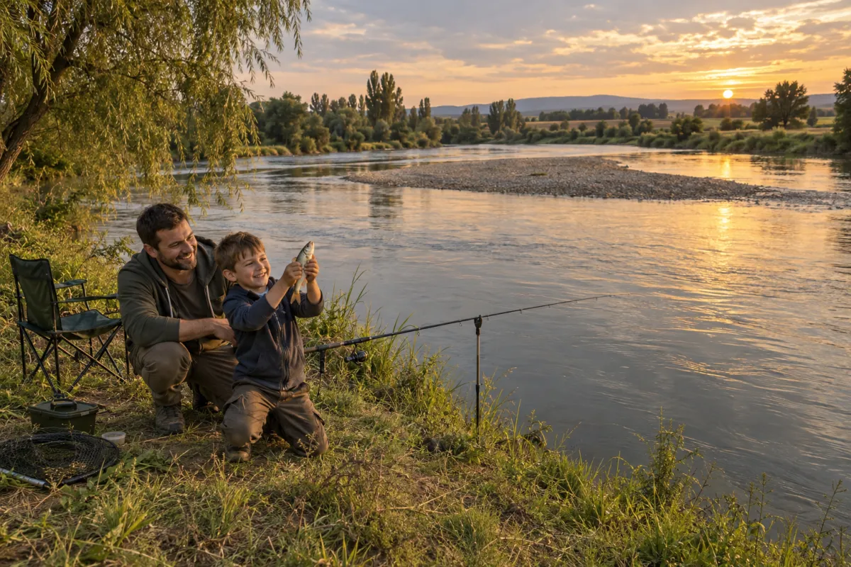 Време за риболов край Динката
