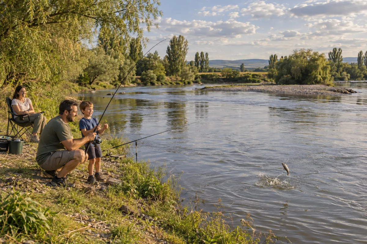 Време за риболов край Две могили