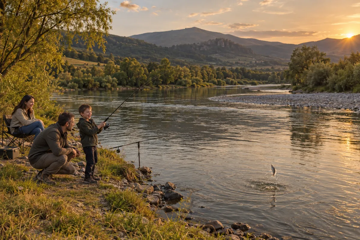 Време за риболов край Ерма Река