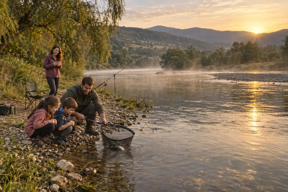 Време за риболов край Калофер