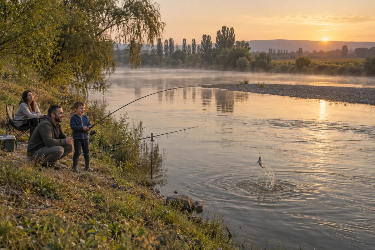Време за риболов край Луковит