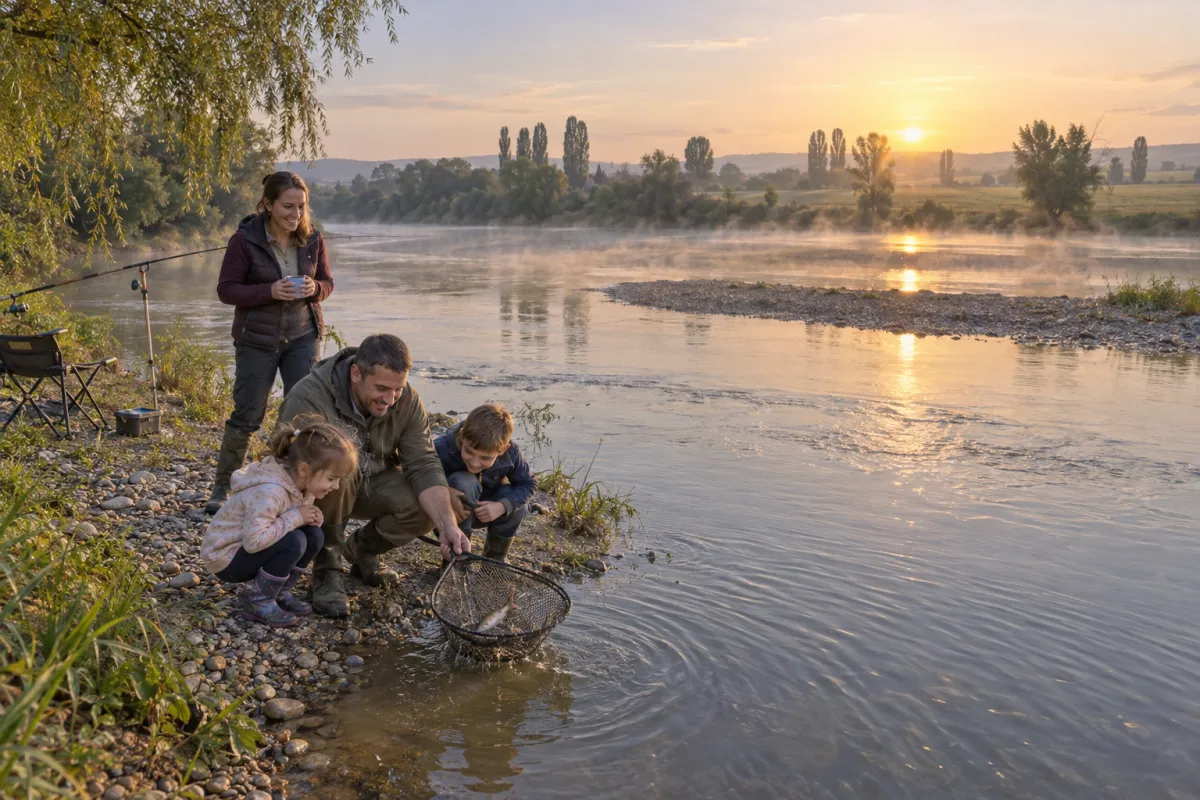 Време за риболов край Меричлери