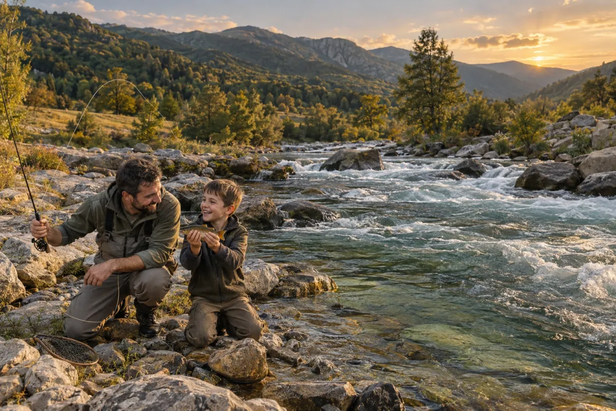 Време за риболов край Вихрен